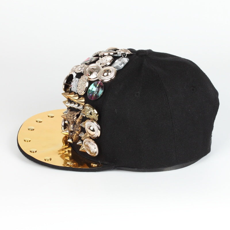 skull rivet baseball cap, view 10 - MRSLM