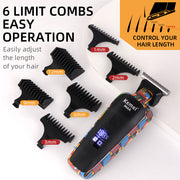 digital display men's hair clipper, view 2 - MRSLM