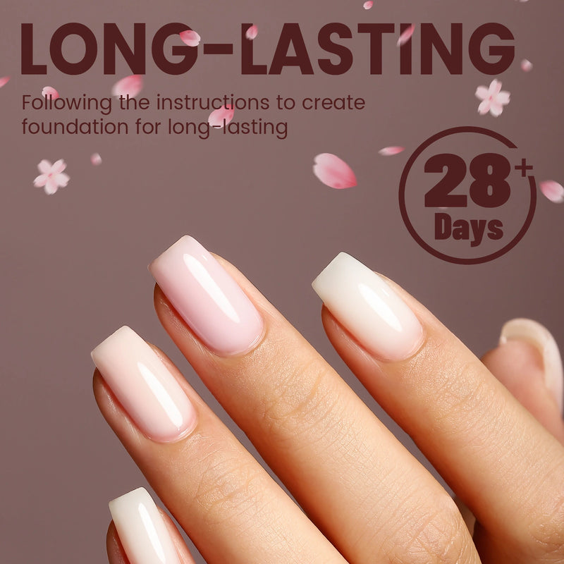 sheer pastel gel nail polish kit, view 6 - MRSLM