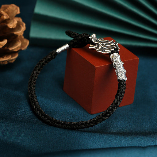 auspicious dragon rope bracelet, view 8 - MRSLM