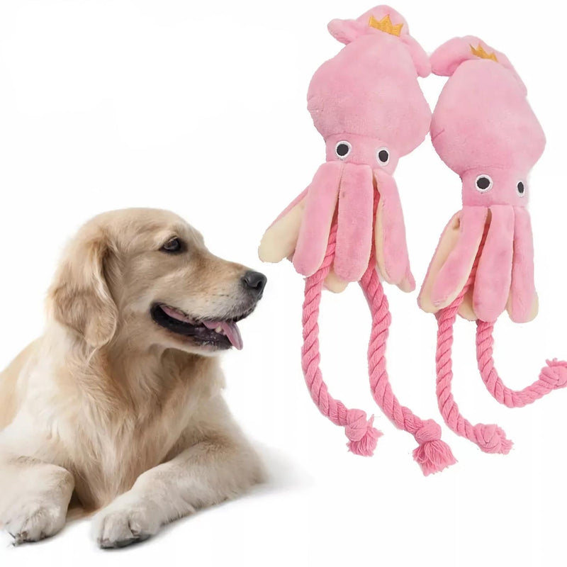 octopus plush rope dog toy - MRSLM