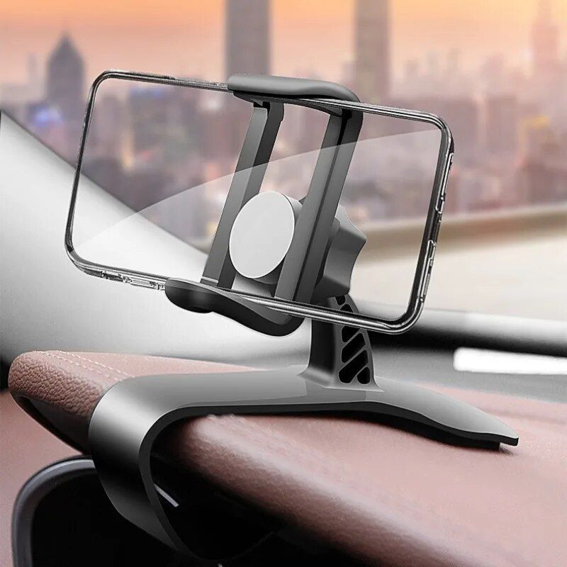 360° Rotatable Dashboard Car Phone Holder - Universal Fit for Smartphones