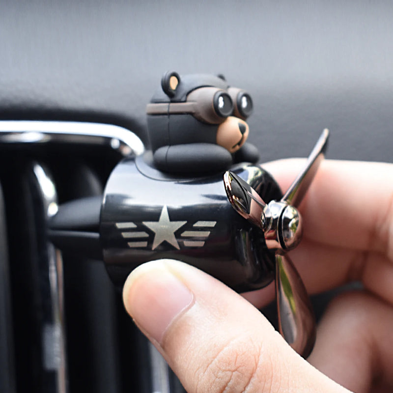 bear pilot car air freshener, view 10 - MRSLM