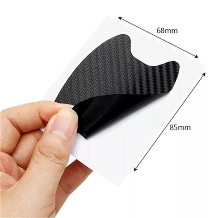 Carbon Fiber Car Door Protective Stickers - 4Pcs/Set