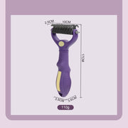 dog deshedding brush, view 2 - MRSLM