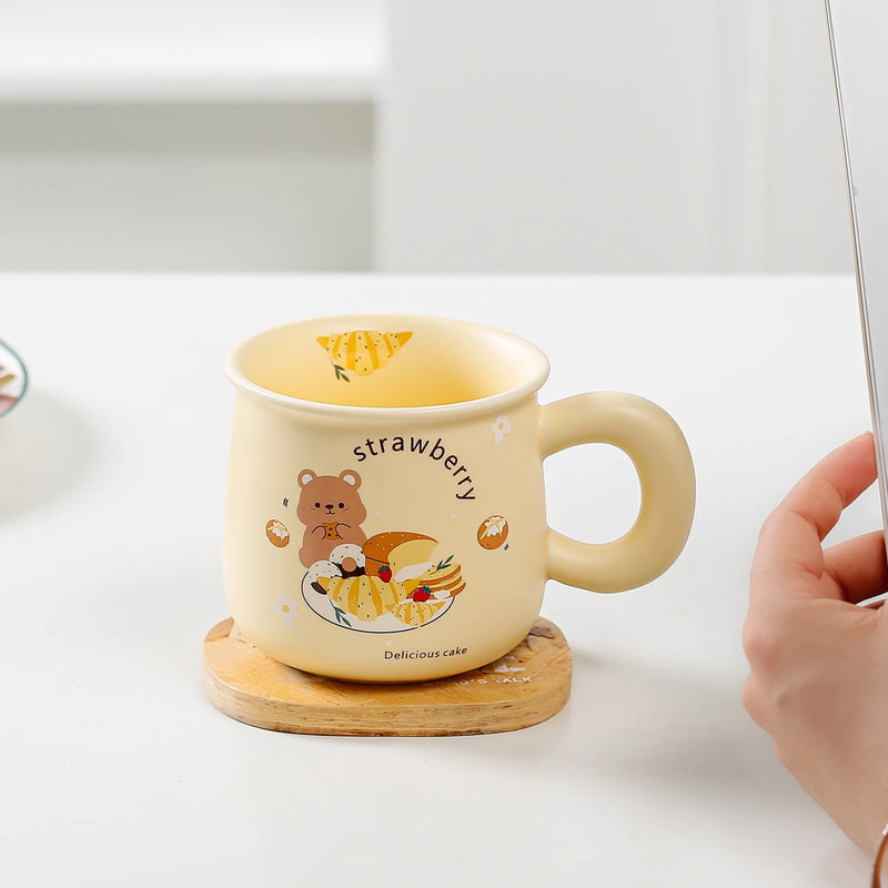 cute bear ceramic mug, view 8 - MRSLM