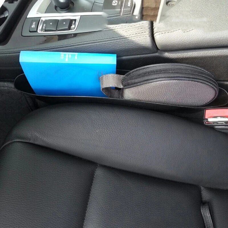 car seat gap organizer with cup holder, view 7 - MRSLM