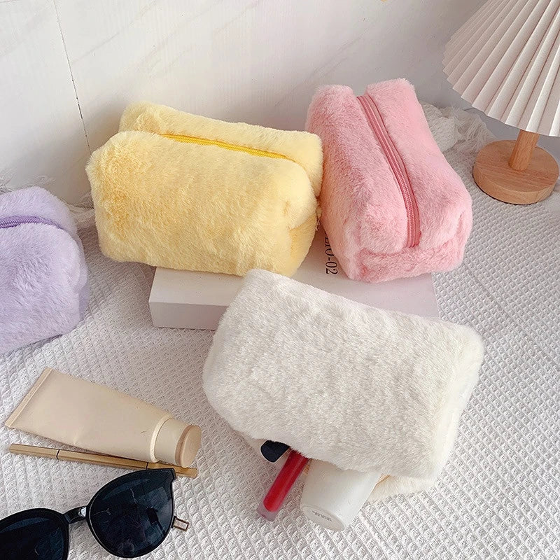 soft plush makeup bag, view 11 - MRSLM