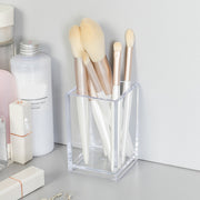 plastic makeup brush holder with acrylic rack, view 5 - MRSLM
