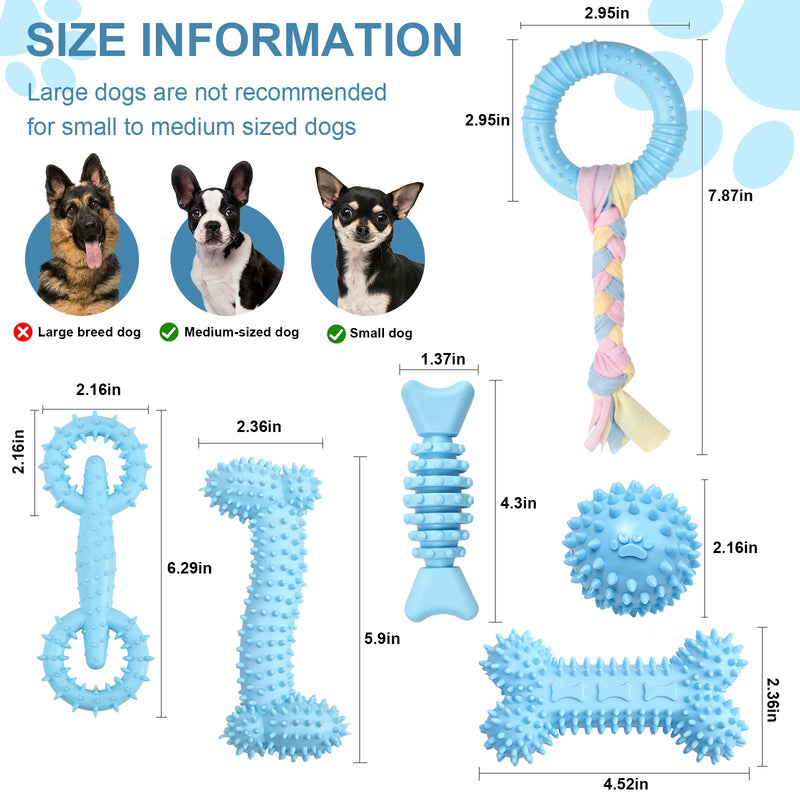 interactive dog chew toy set, view 6 - MRSLM