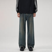 Men's vintage loose micro-flared jeans, view 6 - MRSLM