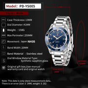 men's automatic mechanical watch, view 8 - MRSLM
