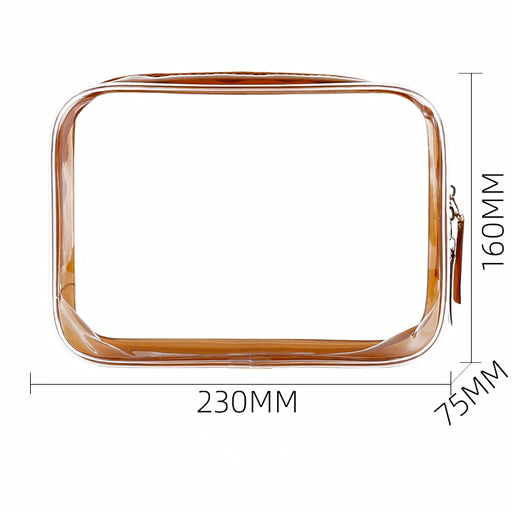 waterproof clear makeup bag, view 5 - MRSLM
