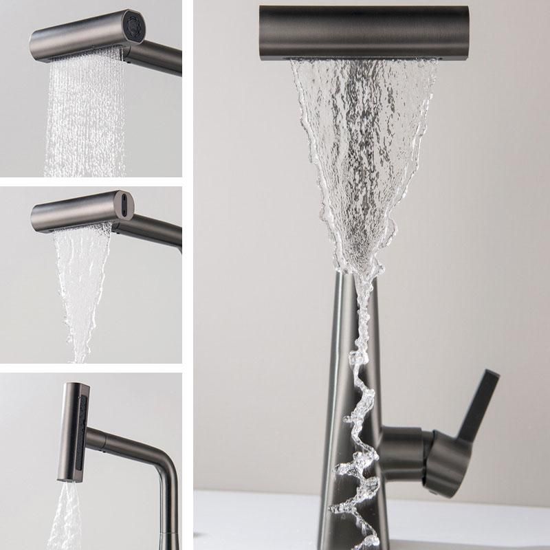 rotating kitchen faucet, view 4 - MRSLM