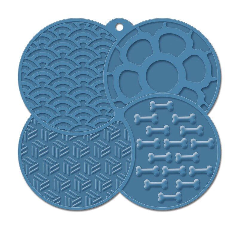 suction cup pet feeding mat, view 2 - MRSLM