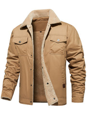 Men's sherpa lined trucker jacket - MRSLM