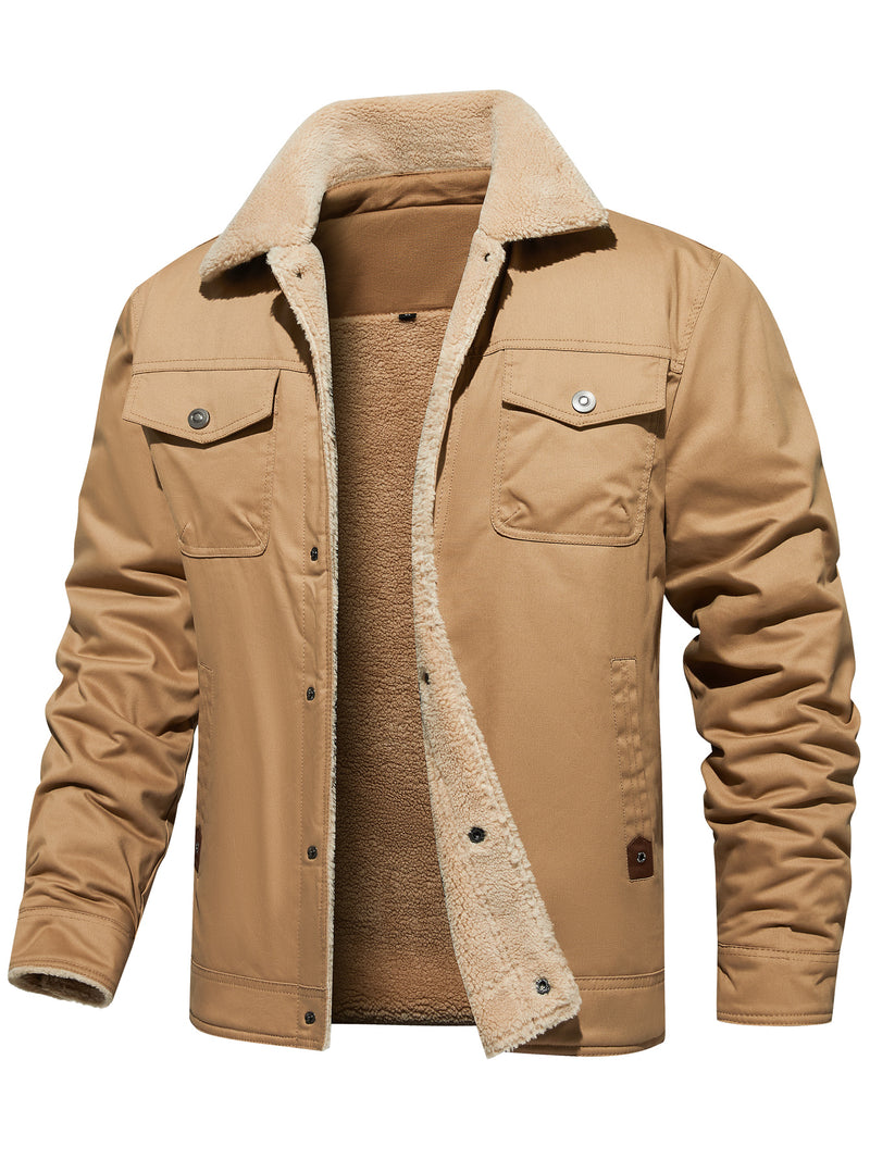 Men's sherpa lined trucker jacket - MRSLM