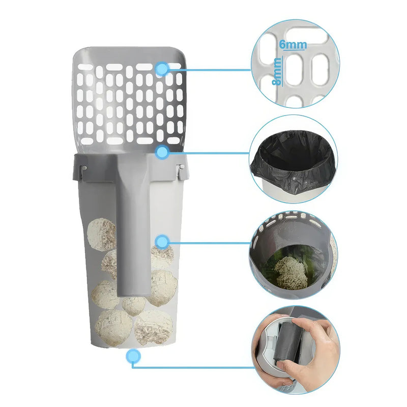 cat litter scooper, view 4 - MRSLM