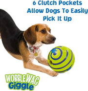 giggle glow ball dog toy, view 6 - MRSLM