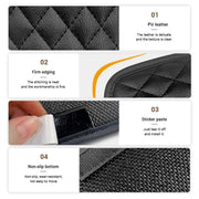 PU leather car pocket organizer, view 6 - MRSLM