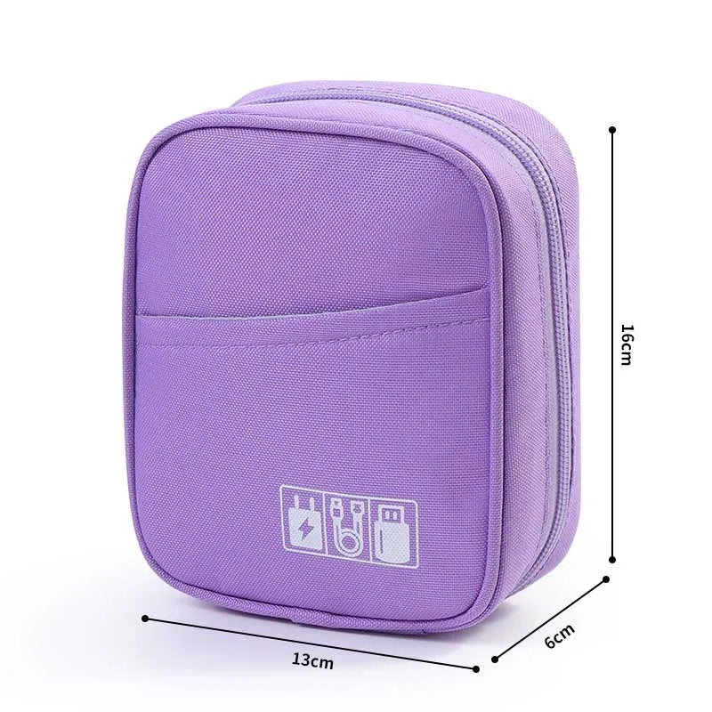 waterproof data cable organizer bag, view 3 - MRSLM