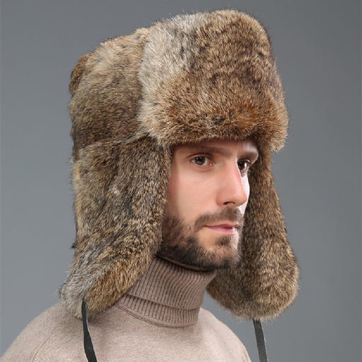 Rabbit fur winter hat - MRSLM