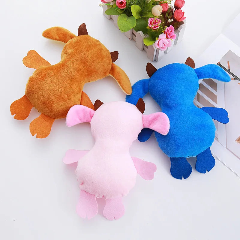 plush squeaky dog toy, view 7 - MRSLM