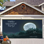 Halloween garage door backdrop hanging cloth, view 24 - MRSLM