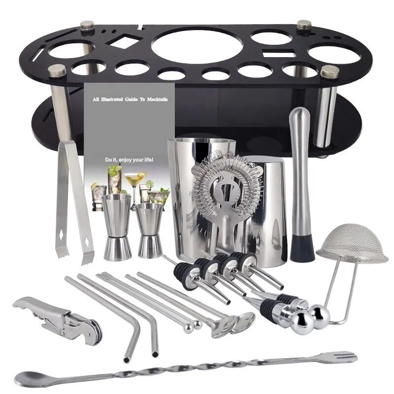 boston cocktail shaker set, view 8 - MRSLM