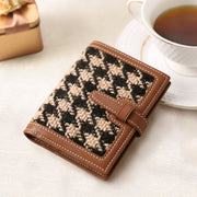 short PU card holder wallet with box, view 3 - MRSLM
