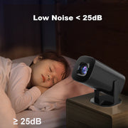 smart mini home cinema projector, view 6 - MRSLM