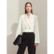 spring short blazer for women, view 4 - MRSLM