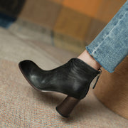 women's cowhide ankle boots, view 8 - MRSLM