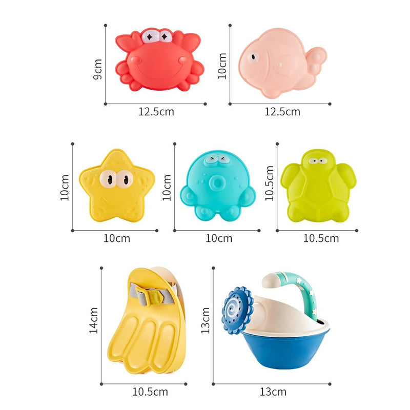 colorful baby beach toy set, view 16 - MRSLM