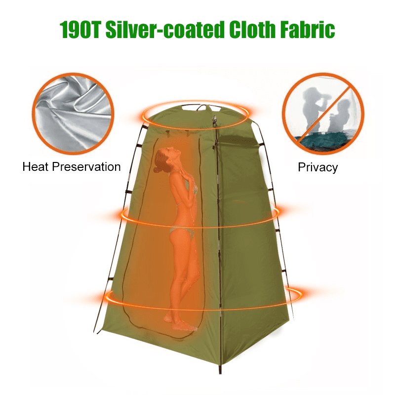 portable privacy shower tent, view 5 - MRSLM