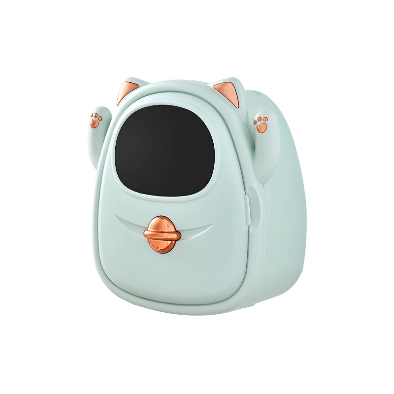 lucky cat tissue box and bathroom organizer, view 3 - MRSLM