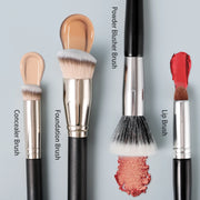 9-piece makeup brush set, view 9 - MRSLM