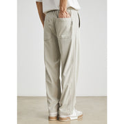 men's striped loose straight pants, view 4 - MRSLM