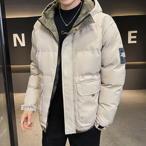 Men's hooded cotton-padded coat - MRSLM