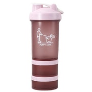 portable dog water bottle and bowl, view 2 - MRSLM