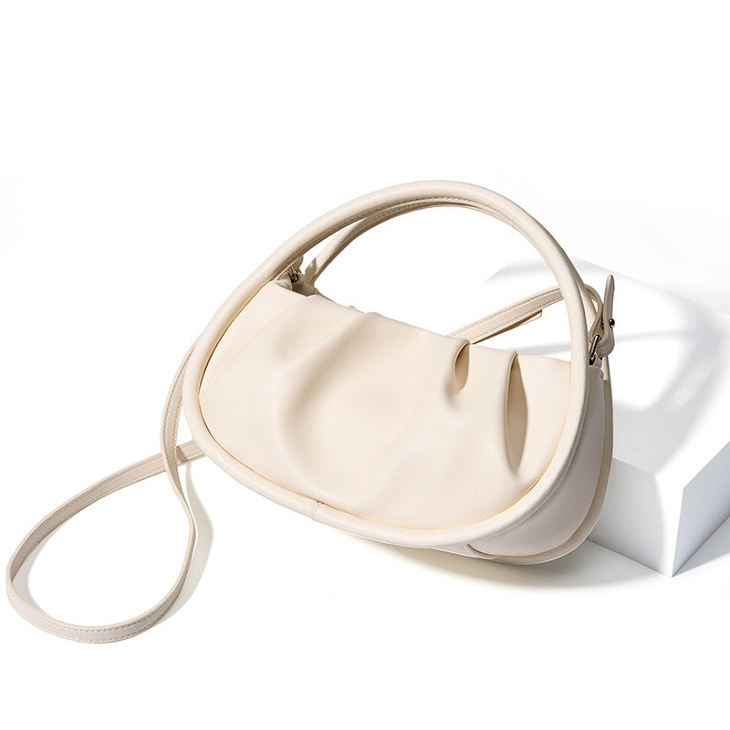 vintage leather cloud handbag, view 7 - MRSLM