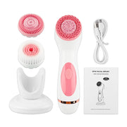 Ultrasonic facial cleansing brush, view 2 - MRSLM