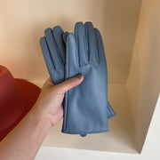 Five finger PU leather gloves - MRSLM