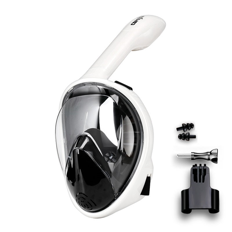 full face anti-fog snorkel mask, view 8 - MRSLM
