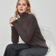 women's turtleneck sweater, view 4 - MRSLM