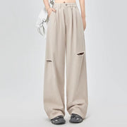 high waist straight wide leg jeans - MRSLM