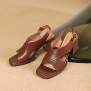 leather gladiator sandals, view 11 - MRSLM