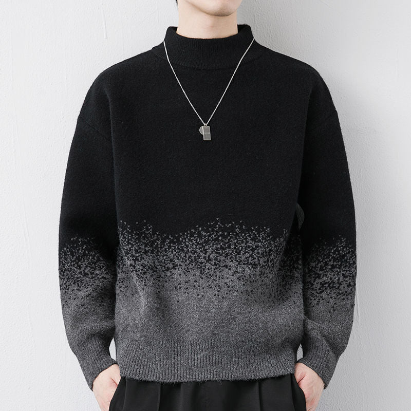 loose velvet thickened woven sweater, view 6 - MRSLM