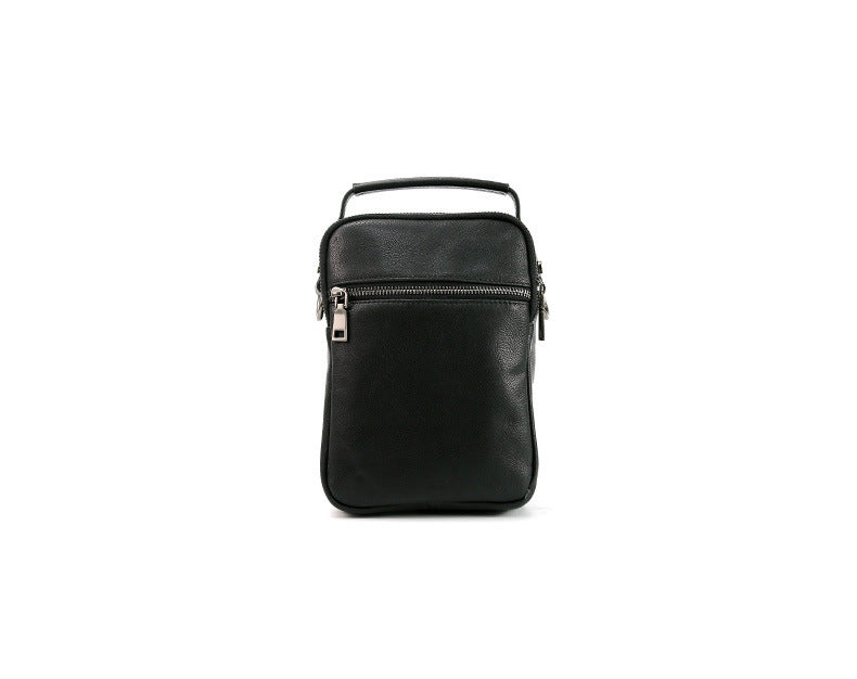 retro cowhide messenger bag, view 7 - MRSLM