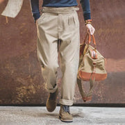 elastic casual men's cargo pants - MRSLM